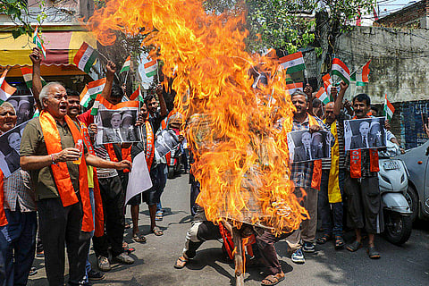 Protest against Kathua terror attack in Jammu